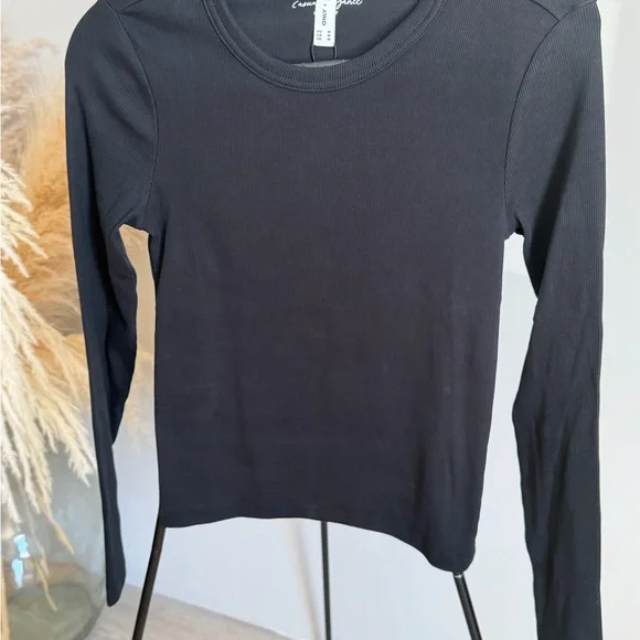 Only Ribbed Long-Sleeve Top - Picture 3 of 4